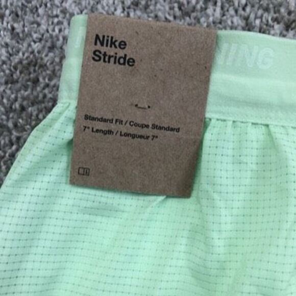 Nike Stride Men's Dri-FIT 7" 2-in-1 Running Shorts Vapor Green/Vapor Green/Vapor - Picture 6 of 7